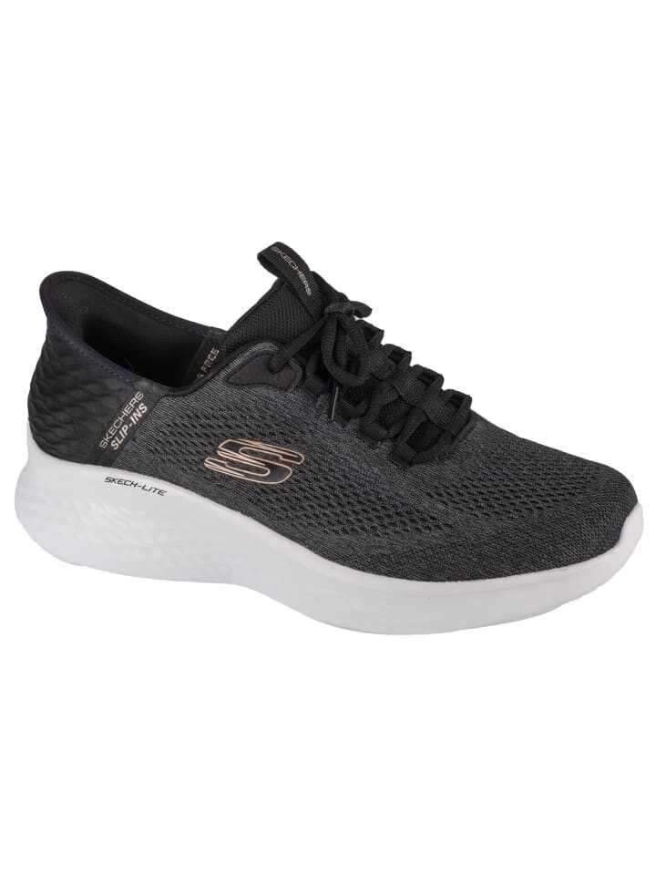 

Кроссовки на шнуровке Skechers, черный