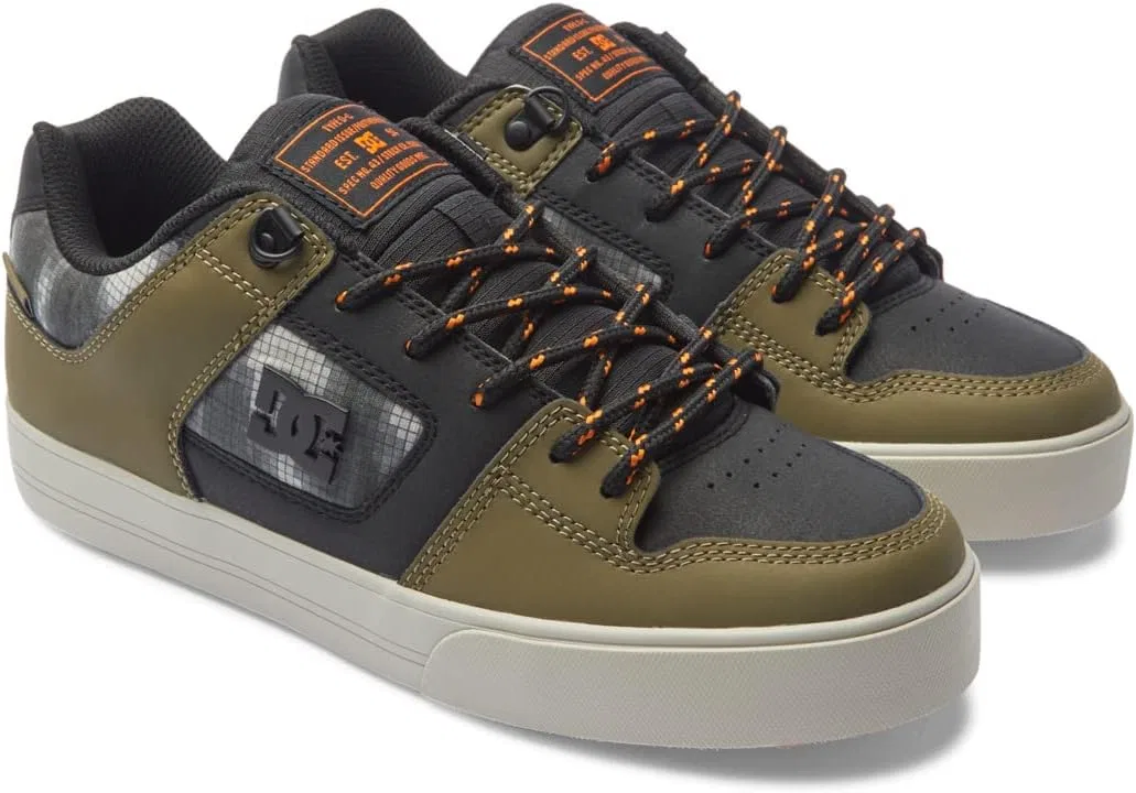 Мужские кроссовки для скейтборда DC Saf Erkek Ayakkabısı DC Shoes, Black Olive Night