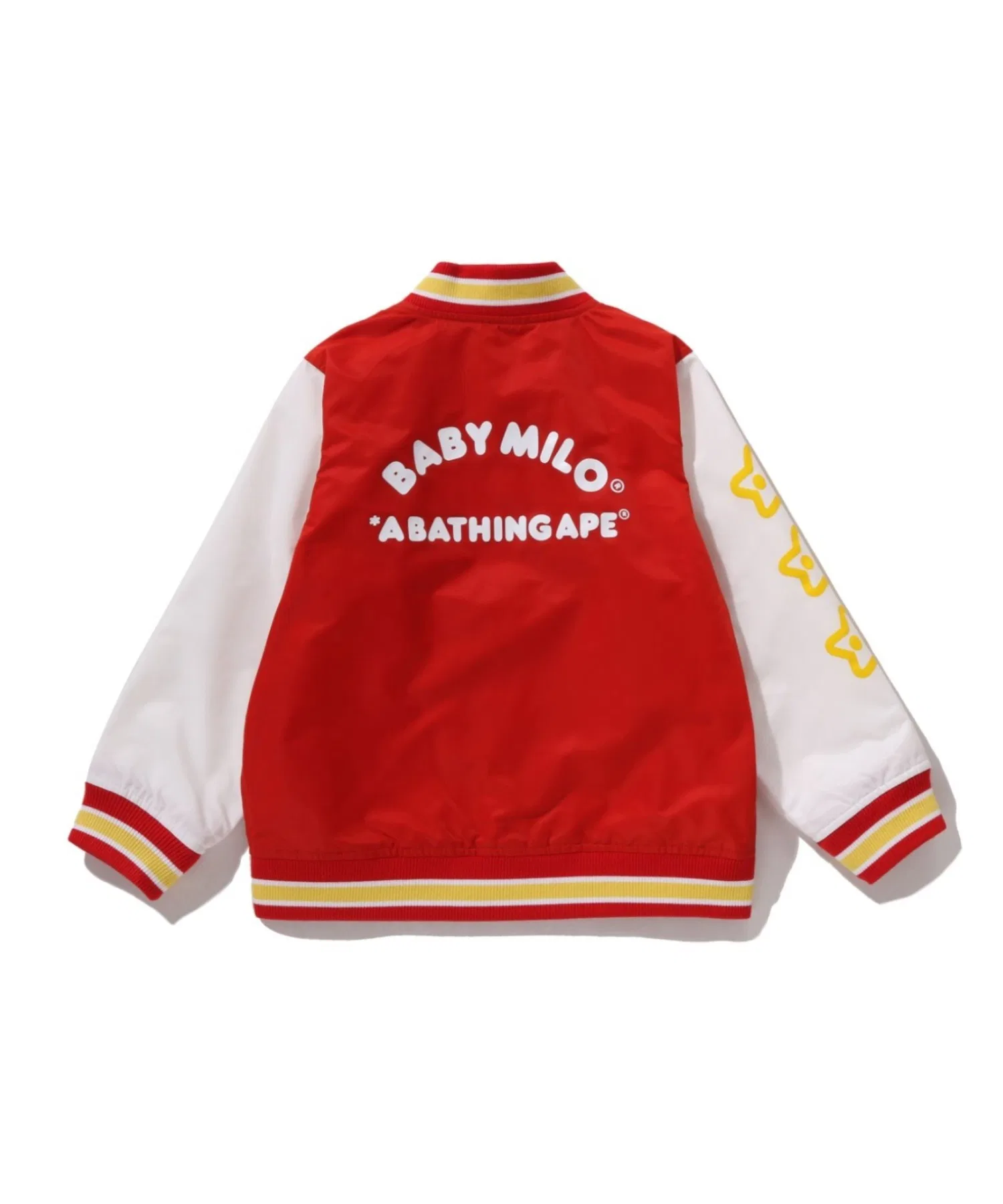 Куртка-бомбер BABY MILO VARSITY JACKET A BATHING APE, зелёный — фото 3