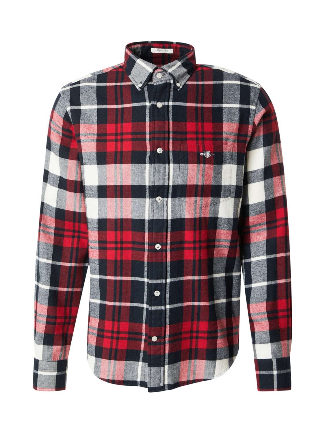 

GANT Рубашка на пуговицах комфортного кроя в рубиново-красном цвете