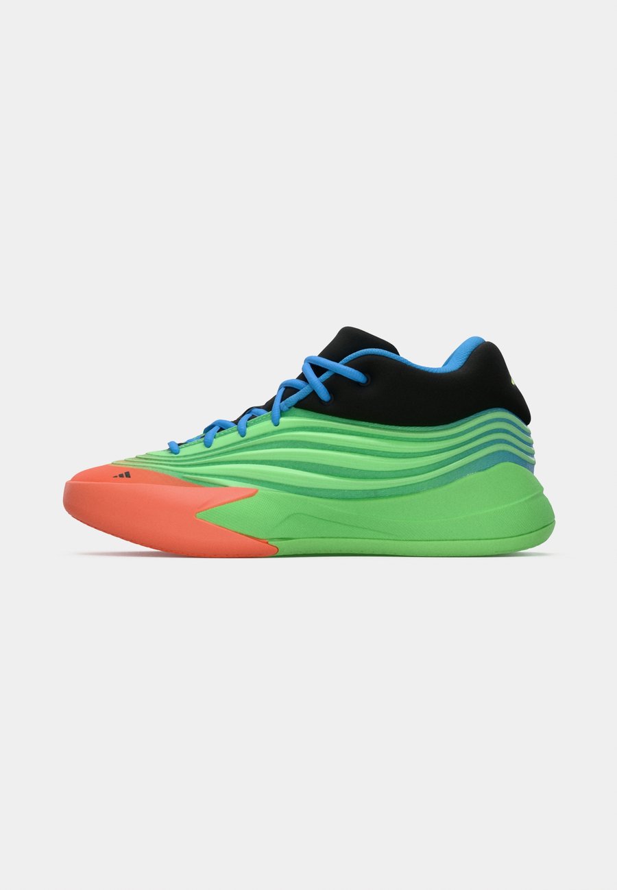 Кроссовки Adidas Performance DAME X, Lime Burst/Signal Coral/Blue Burst/Neon Green — фото 2
