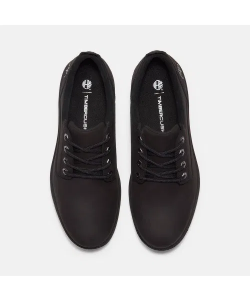 Мужские водонепроницаемые ботинки Timberland кожаные чёрные — фото 2