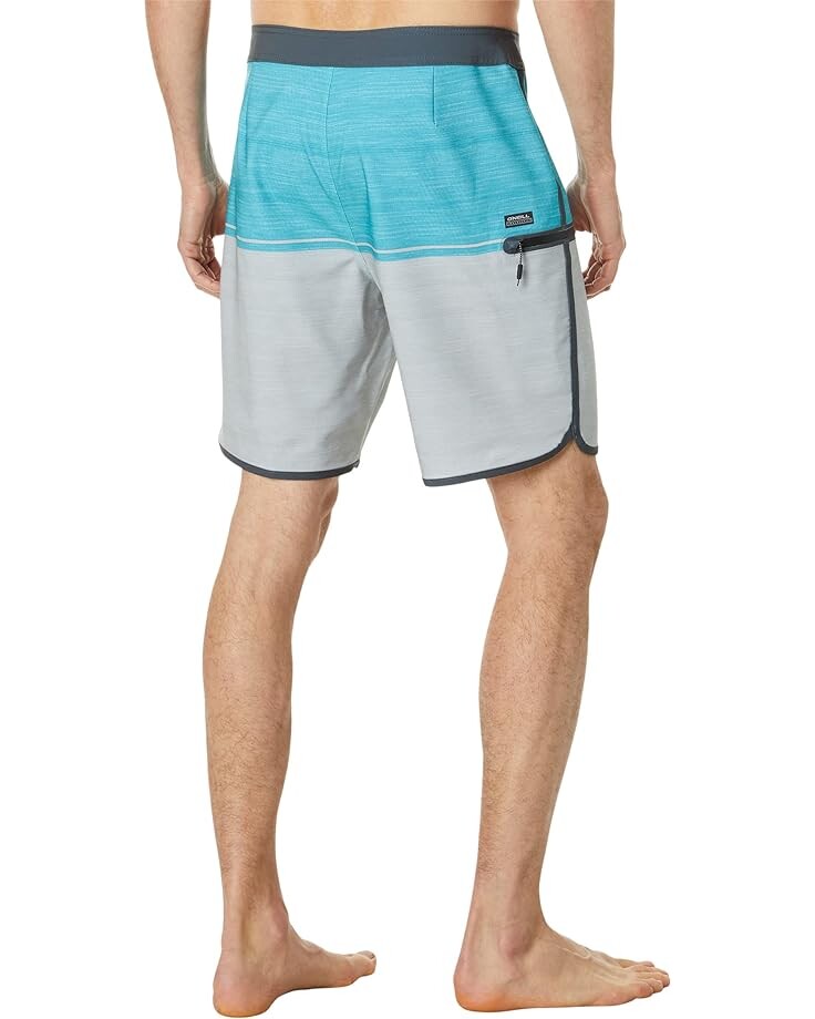 

Шорты для плавания O'Neill Hyperfreak Tech Trvlr Nomad 19" Scallop Boardshorts, цвет Bluebird