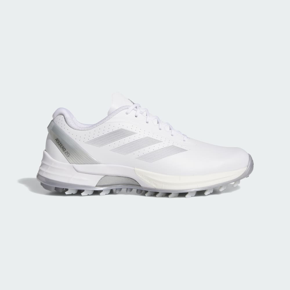 Кроссовки Adidas Adizero ZG Spikeless Golf Shoes, цвет Cloud White/Silver Metallic/Grey Two