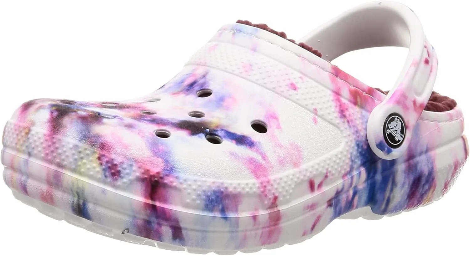 Сабо Crocs Classic Lined Tie-Dye, мультиколор