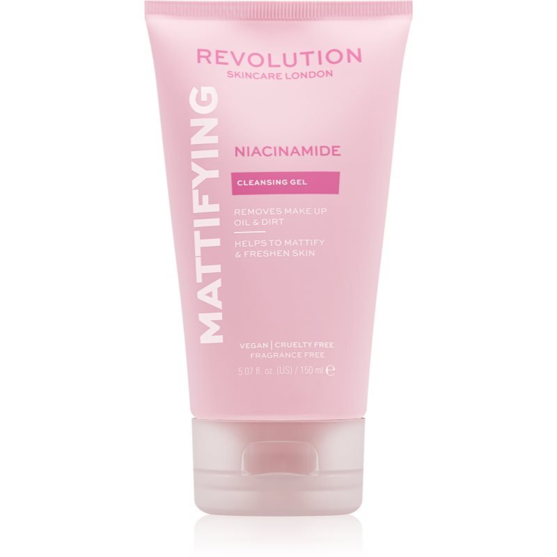 

Revolution Skincare Niacinamine Mattify Матирующий очищающий гель 150 мл