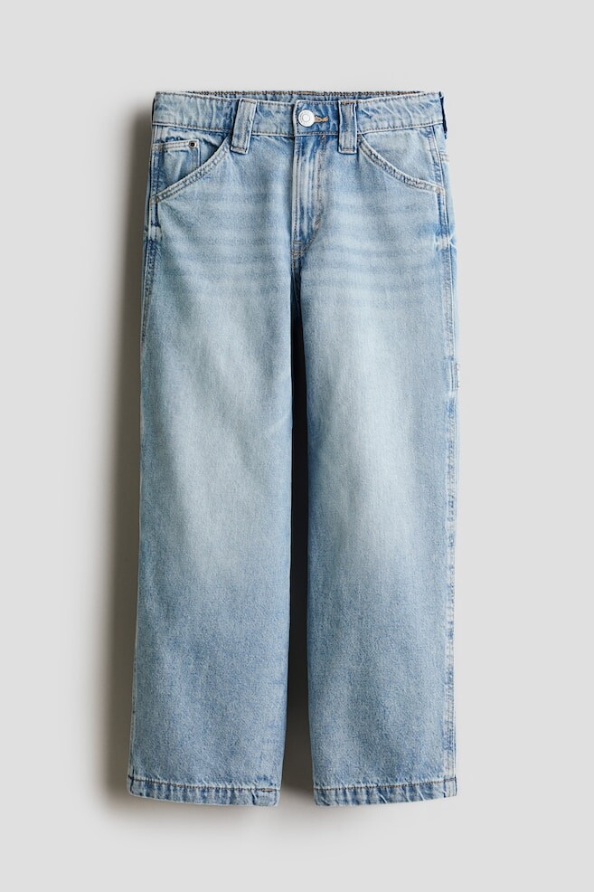 

Джинсы carpenter мешковатого кроя H&M, синий