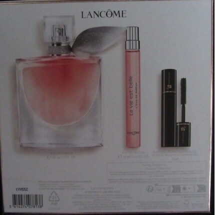 Подарочный набор Lancome La Vie Est Belle, 3 предмета, 50 мл Edp + 10 мл Edp + 2 мл туши для ресниц, новинка — фото 2