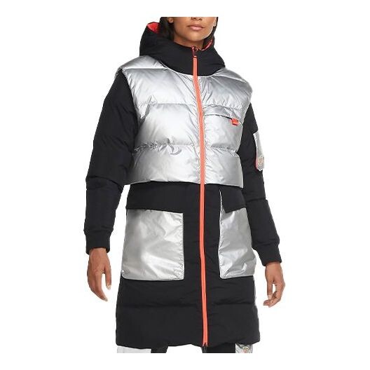 

Пальто winter utility down parka coat 'sliver' Air Jordan, мультиколор