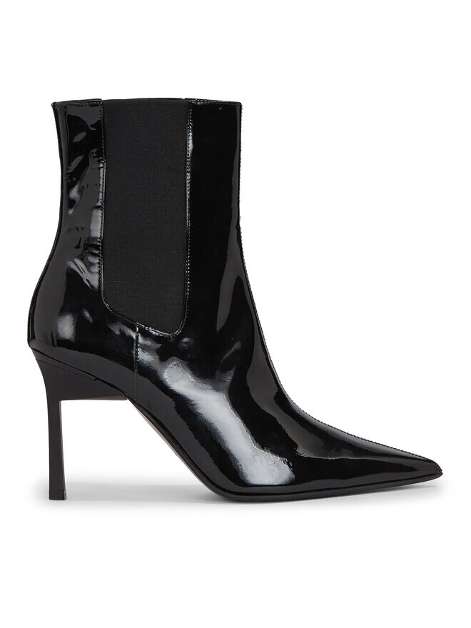 Ботильоны на шпильке Geo Stiletto Chelsea Boot 90-Pat Calvin Klein, черный