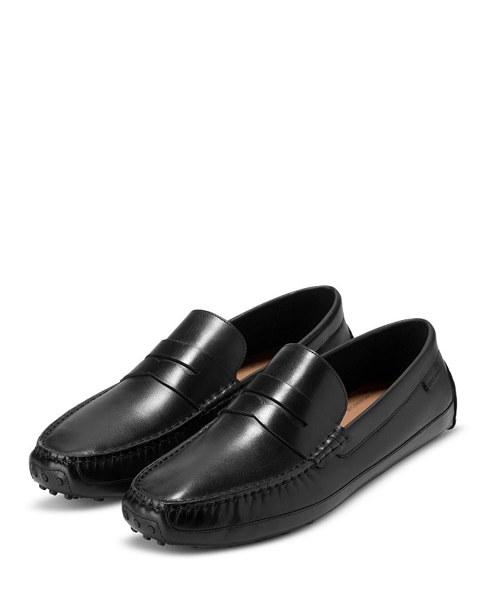 Мужские лоферы для вождения Davies Grand Slip On Cole Haan, черный — фото 4