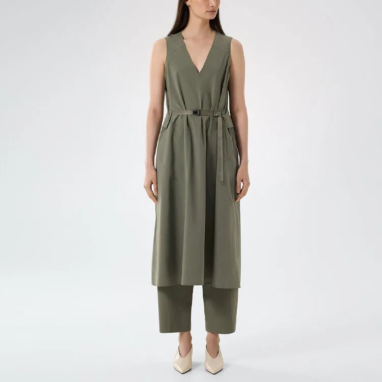 Arcteryx Платье без рукавов Icosa Dress бренда Arc'teryx, цвет Dusty Green — фото 4