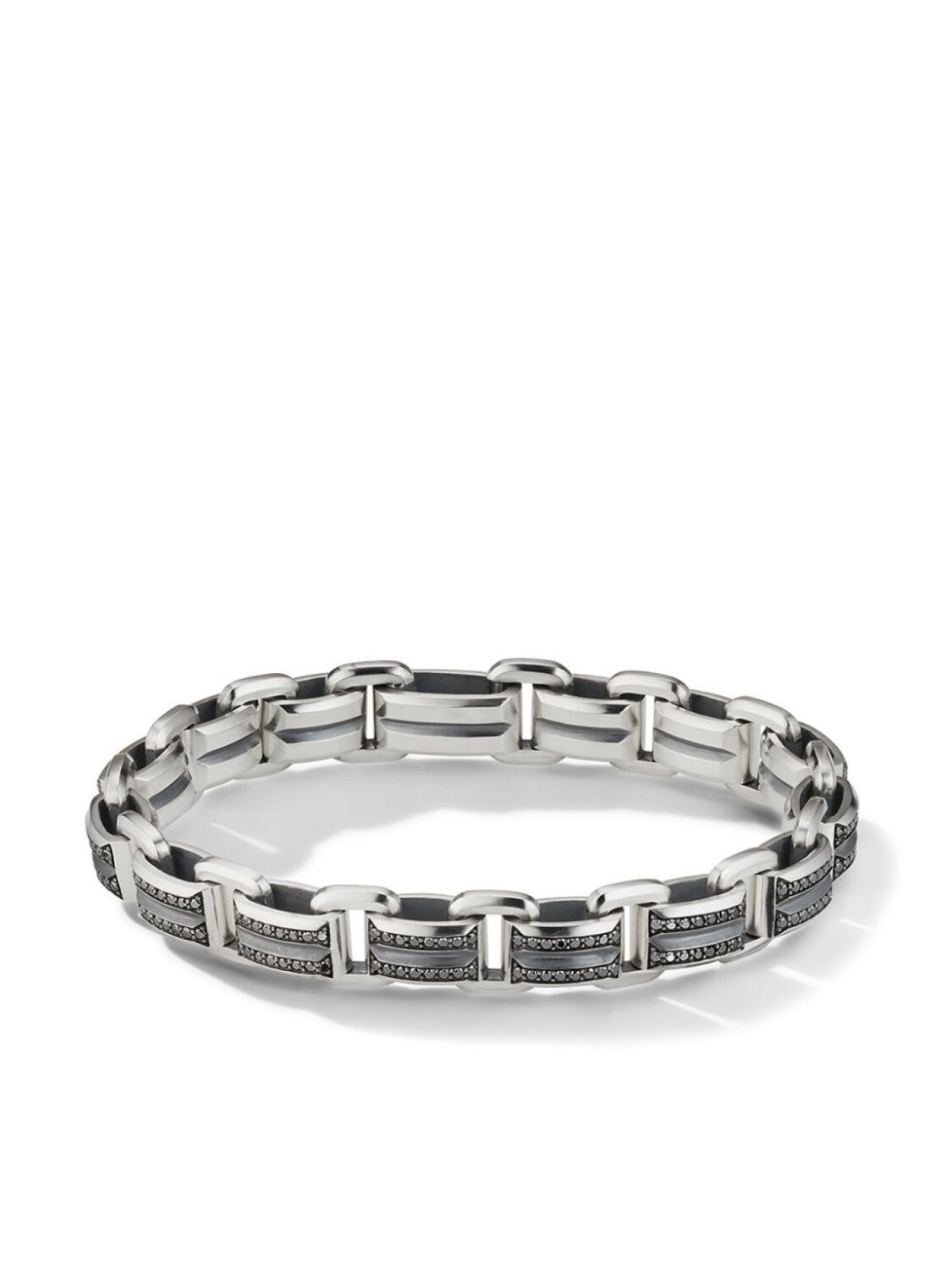 

Серебряный браслет Beveled с бриллиантами David Yurman