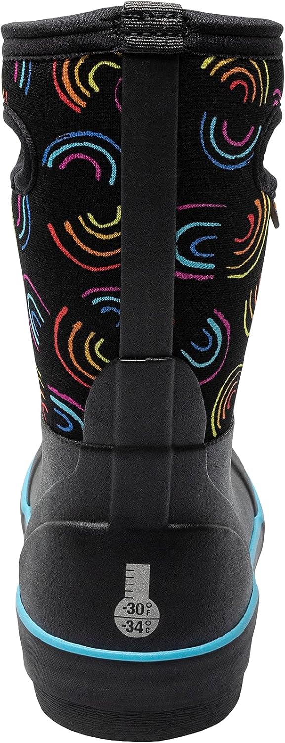 Детские и унисекс ботинки BOGS Classic II Snow Boot, черный — фото 4