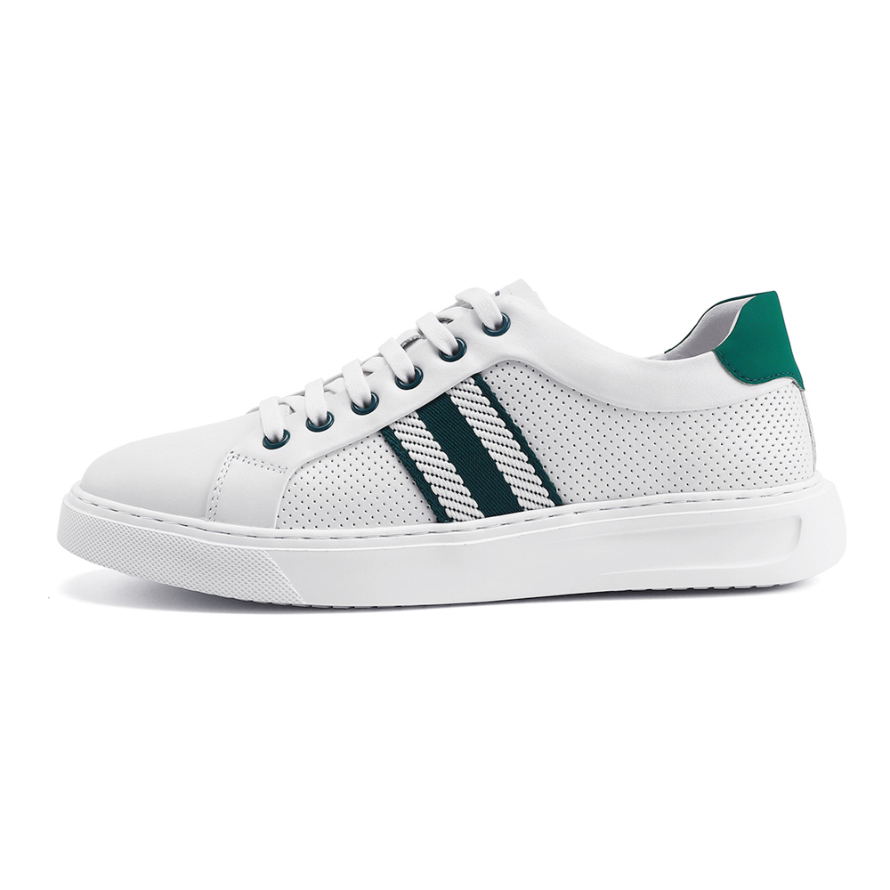 

TOM TAILOR Низкие скейтерские кроссовки мужские бело-зеленые, цвет White Green
