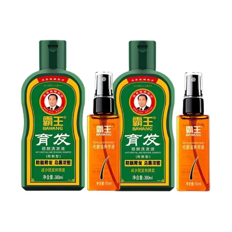 

Набор шампуня и кондиционера для роста волос и предотвращения выпадения волос контроль жира очищение 380мл*2+55мл*2 Overlord