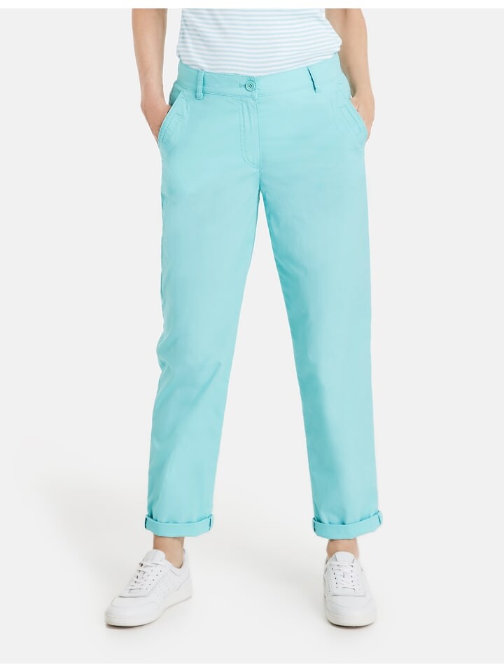 

Тканевые брюки Gerry Weber, цвет aqua splash