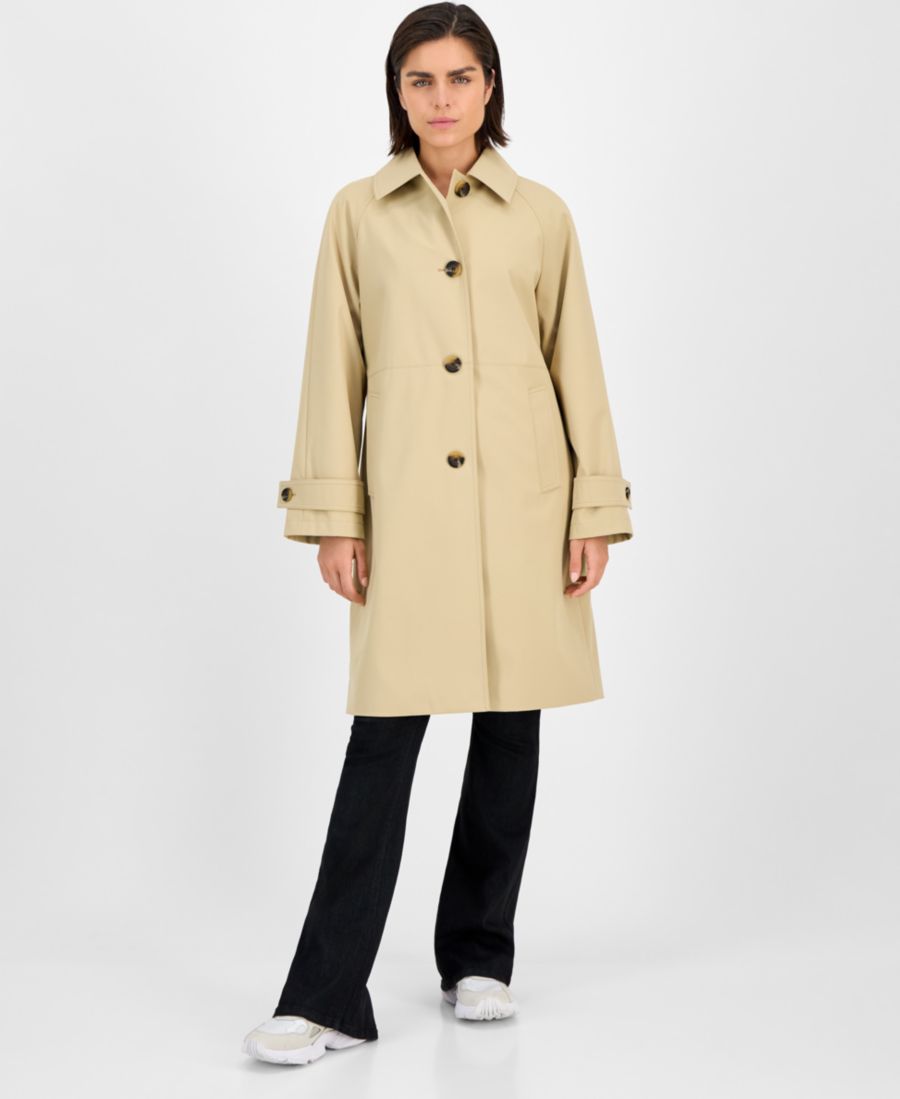 

Женский однобортный тренч, размеры P/XXS-XXL Michael Kors, Khaki