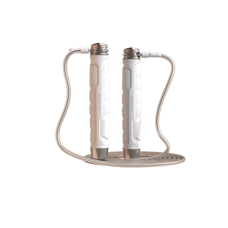 

Материал ручек скакалка ABS, трос ПВХ, сталь для любителей фитнеса 2,8 м LINING, белый