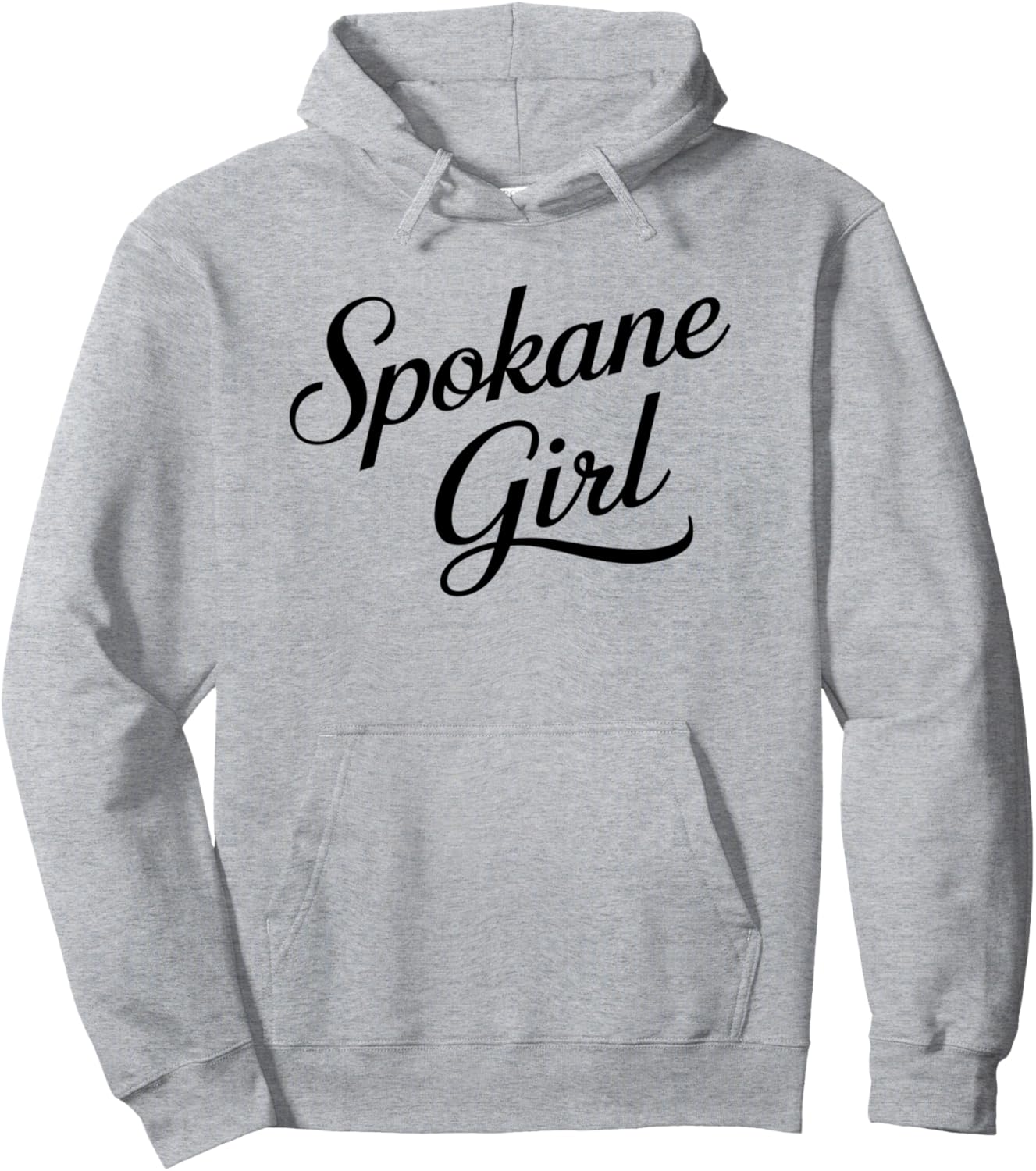 

Худи Spokane Girl Washington Seattle Pacific Northwest Retro 509 Pacific Northwest Apparel Co, серый