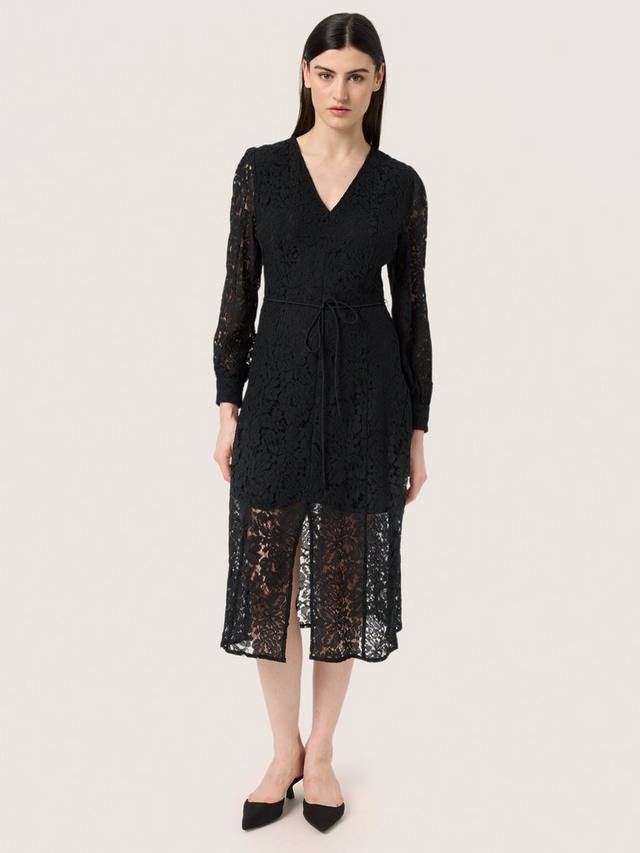 

Кружевное платье с цветочным узором от ханни Soaked In Luxury, черный