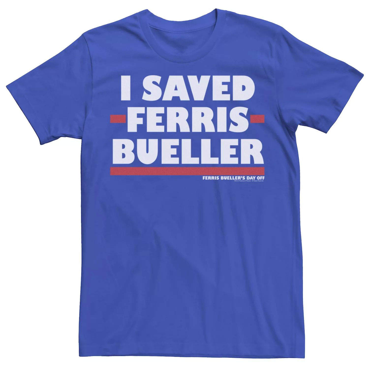 

Мужская футболка I Saved Ferris Bueller Licensed Character