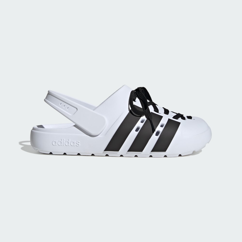 

Сабо Adidas Adilette Clog 2.0, цвет Cloud White/Core Black/Gold Metallic