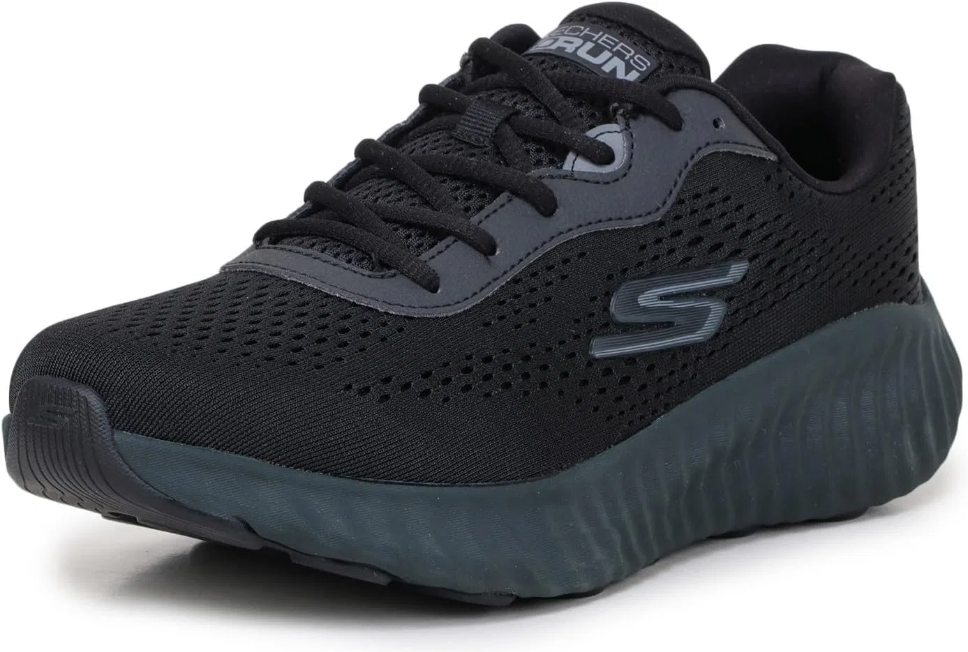 Skechers Go Run Now Lightdrive Мужские кроссовки, Black Textile Synthetic — фото 3