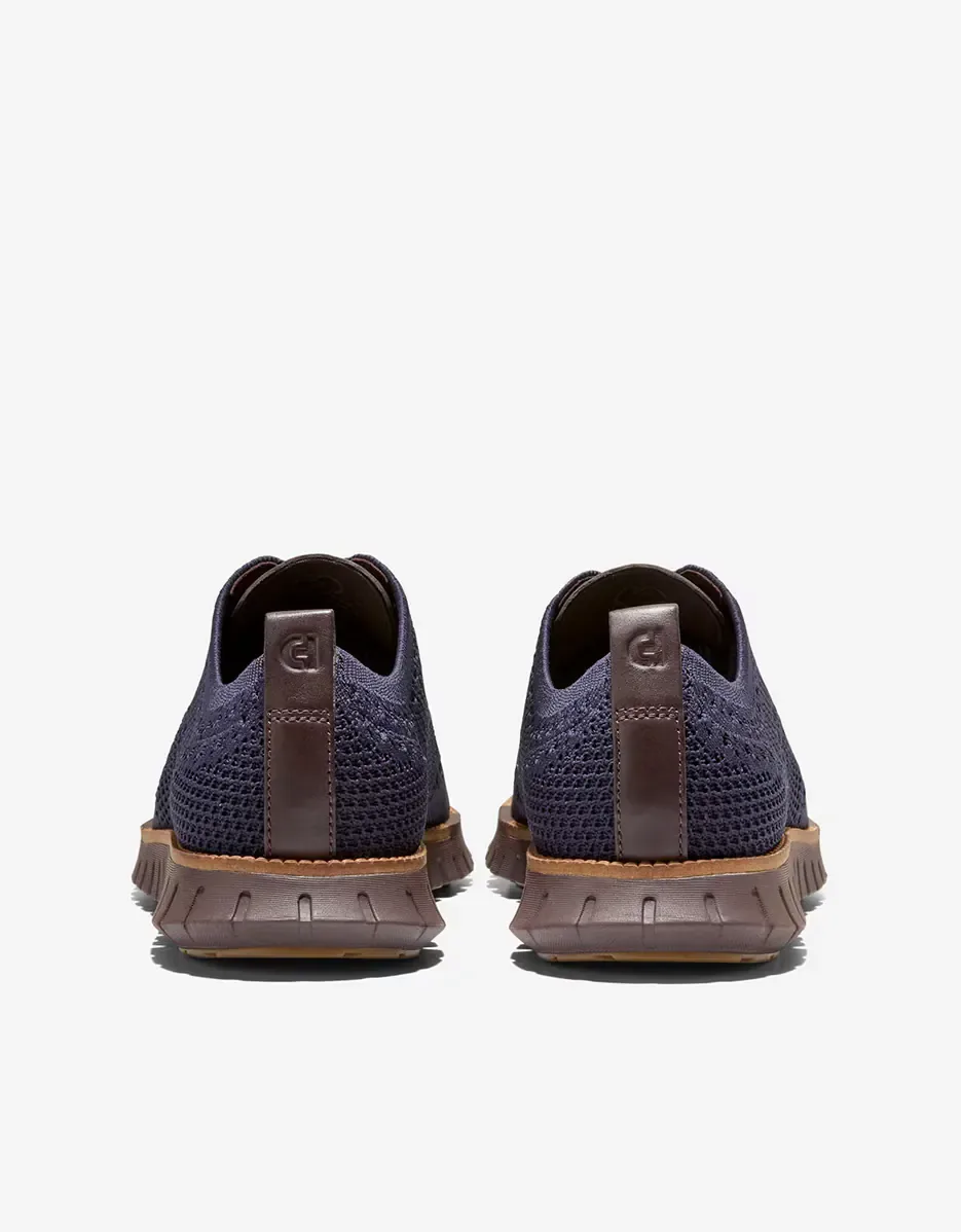 Мужские туфли, изготовленные из материала Stitchlite Cole Haan, синий — фото 2