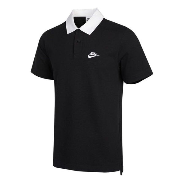 

Футболка nsw spe ss rugby polo sports short sleeve polo shirt black Nike, черный