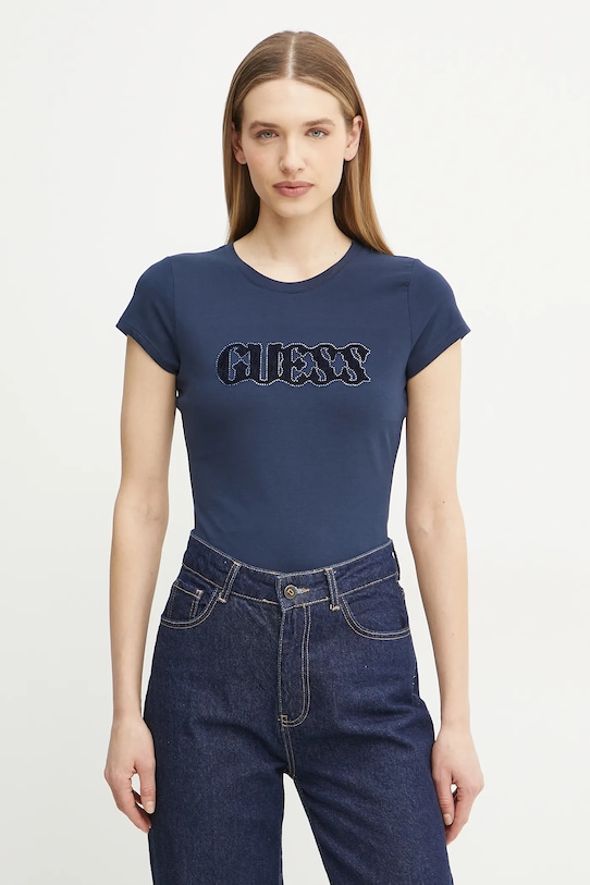 

Футболка Guess, темно-синий