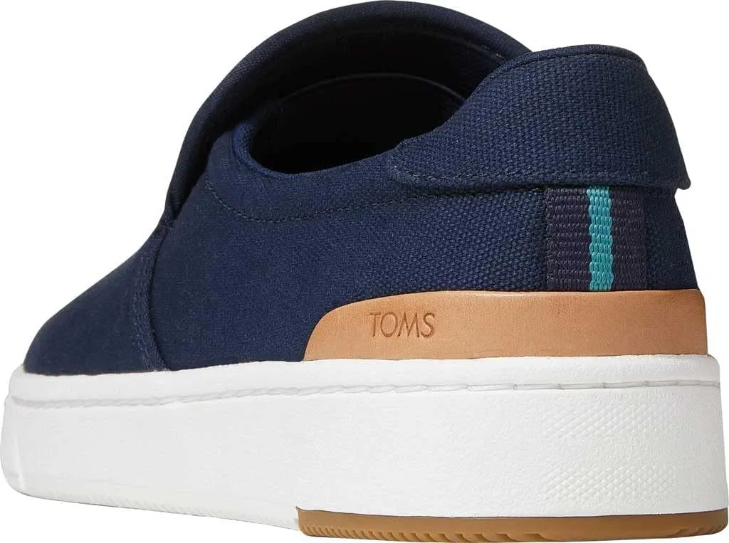 Мужские слипоны TOMS Trvl Lite 2.0, Navy Blue Canvas — фото 3