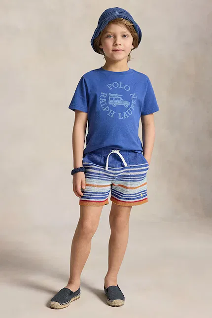 Футболка хлопковая Polo Ralph Lauren, синий — фото 4