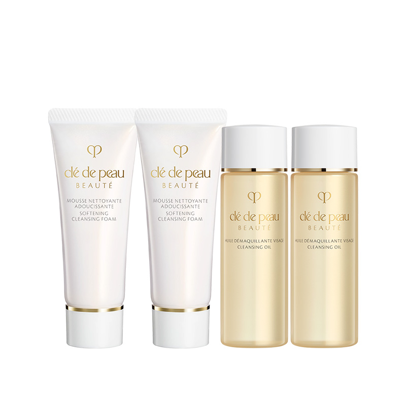 Набор пробников Pure Cleanser очищающее масло для лица увлажняющее очищение Clé De Peau Beauté, [trial]moisturizing cleanser 20ml+cleansing oil 20ml — фото 2