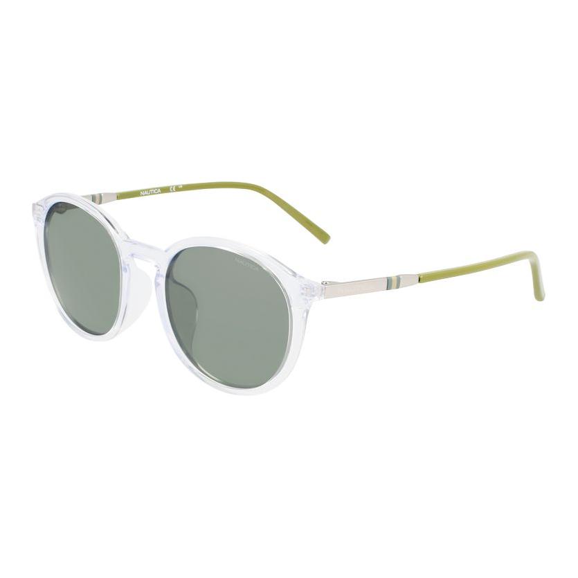 

NAUTICA Металлические овальные солнцезащитные очки унисекс зелёные, Green