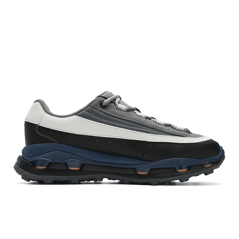 Кроссовки мужские низкие повседневные KM 2S Cushioning, Wear Resistant FILA, Wild Dove Gray/Black — фото 3