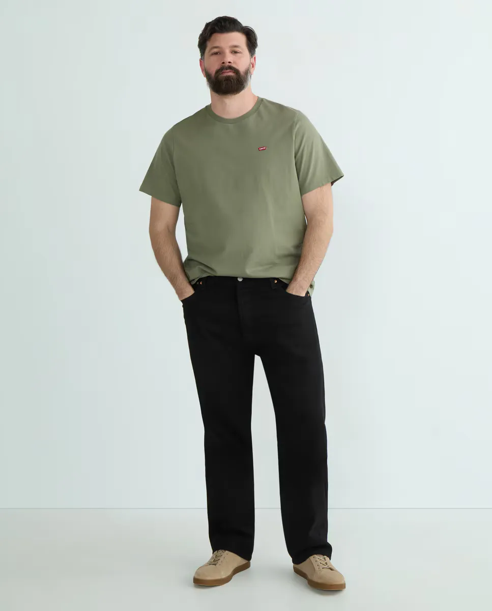 

Мужские джинсы 501 Original Straight Cotton, большие размеры Levi's, черный