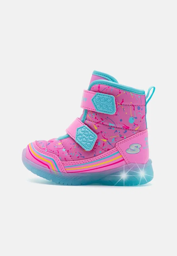 Светящиеся зимние ботинки illumini brights Skechers, Lavender/Pink
