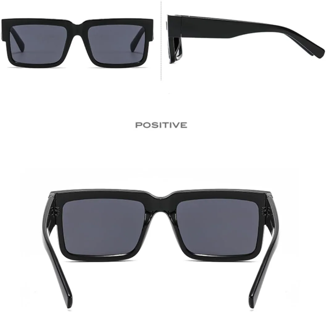 

Солнцезащитные очки для мужчин и женщин - защита UV400 - двухцветная маленькая оправа для занятий спортом на открытом воздухе и вождения DSVIGF, Black Leopard