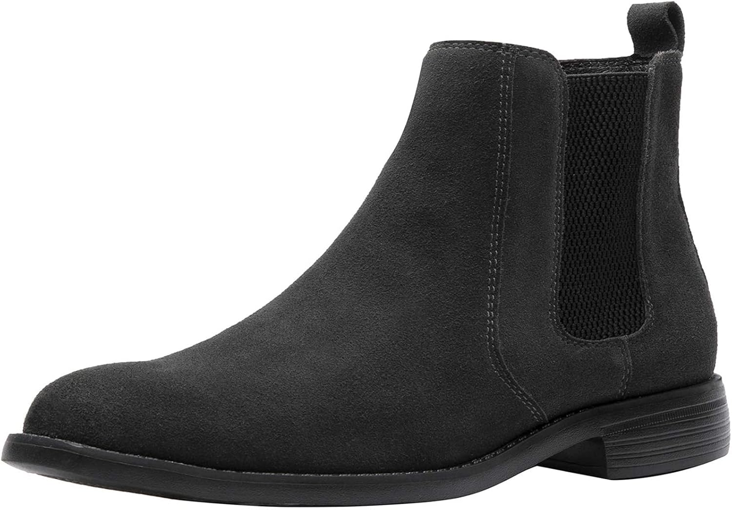 

Мужские слипоны JIONS Chelsea из замши, легкие кожаные повседневные ботинки на щиколотку, серый