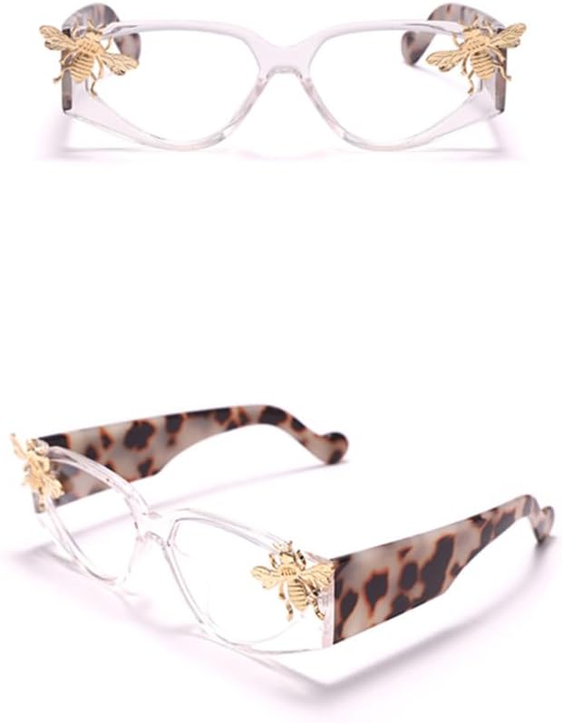 

Солнцезащитные очки «Кошачий глаз» с изображением пчелы для женщин, солнцезащитные очки с леопардовым принтом, большие оправы, защита от ультрафиолета UV400 generic, 2