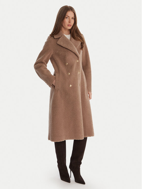 

Шуба regular fit W5BL62 W4190 Guess, бежевый