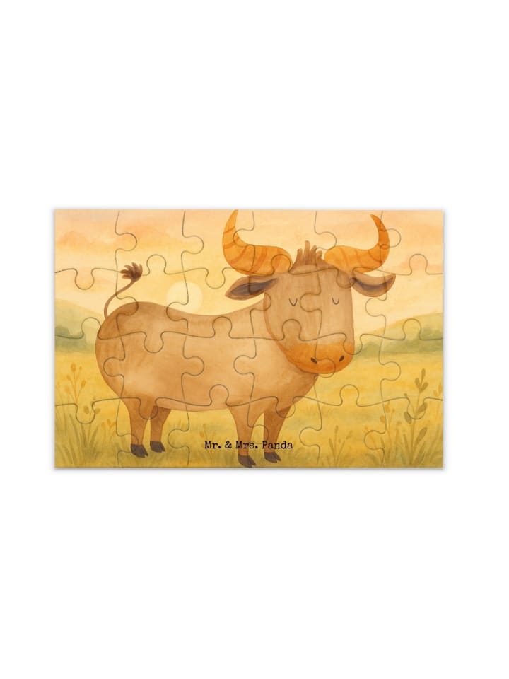 

Mr. & Mrs. Panda Дизайн пазла «Телец» без надписи, белый цвет