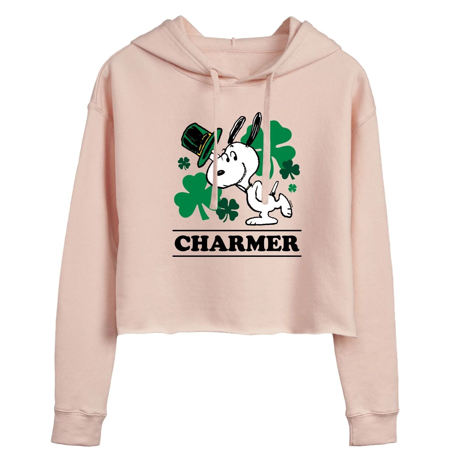 

Укороченное худи Juniors' Peanuts Snoopy Charmer Licensed Character
