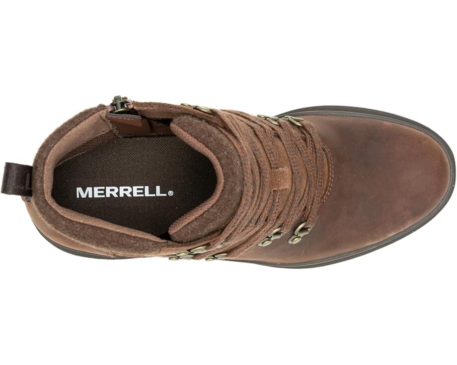 Ботинки женские Merrell Chateau III Lace водонепроницаемые высокие, коричневый — фото 2