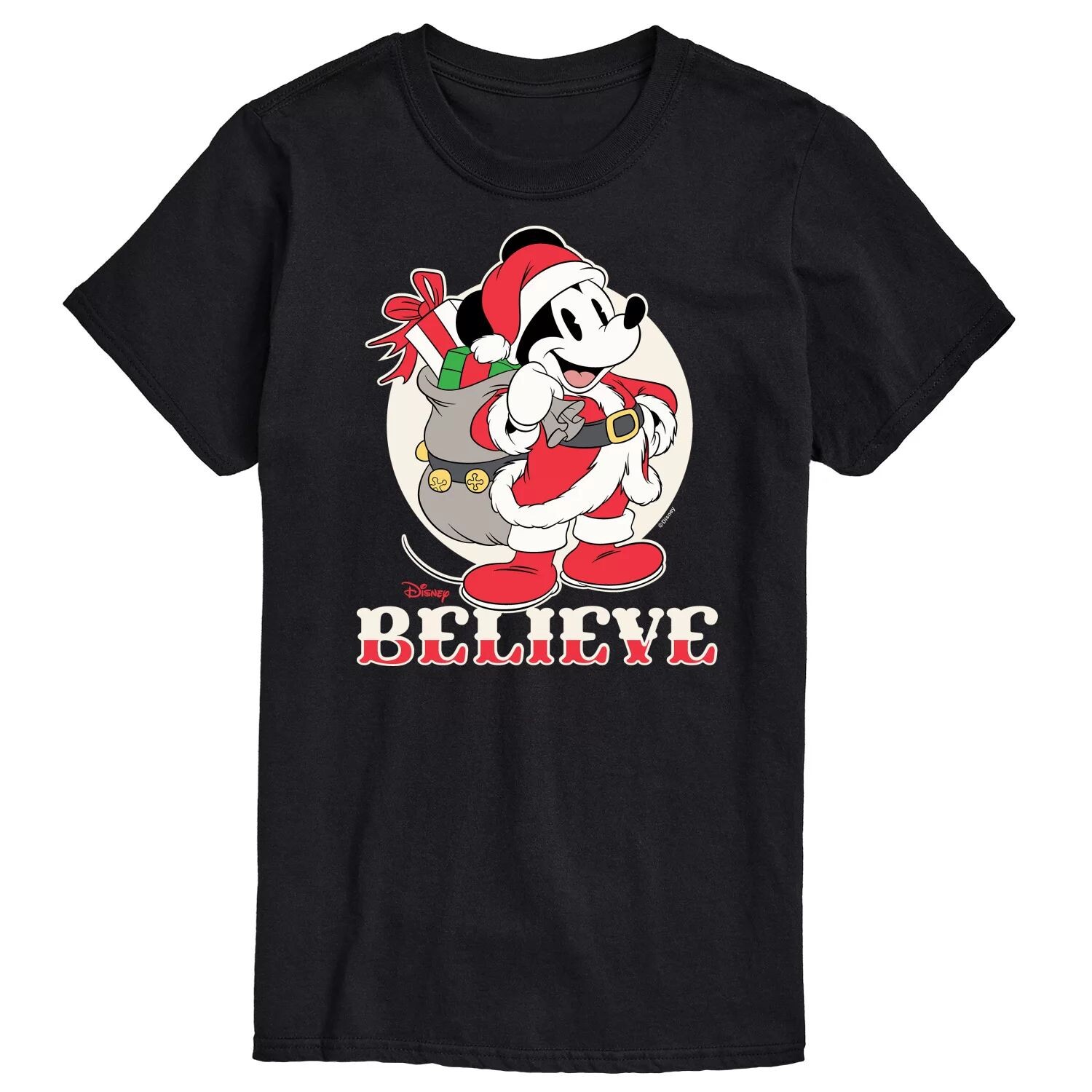 

Футболка 's Big & Tall Believe с рисунком Disney, черный