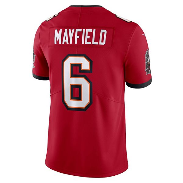 Мужская футболка Baker Mayfield Tampa Bay Buccaneers Vapor Untouchable Limited красная Nike — фото 4