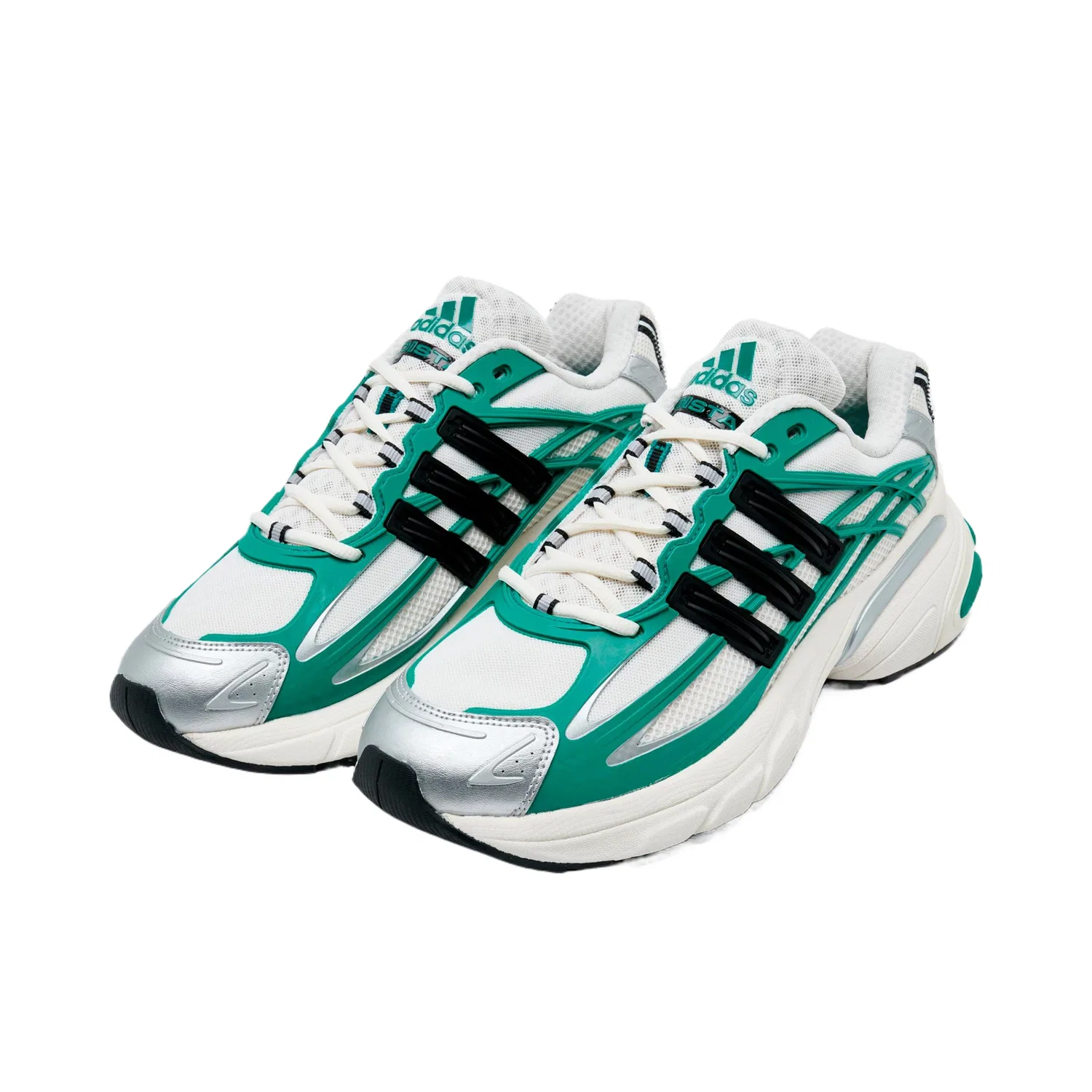 Кроссовки повседневные с амортизацией Adidas Adistar XLG 2.0 белый/черный/серебристый — фото 3