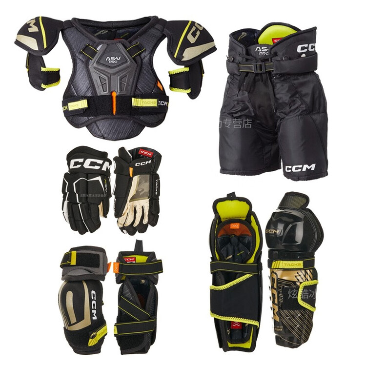 

CCM Комплект хоккейной защиты Tacks ASV Pro для детей, 5 предметов, размер L (рост 117-127 см)