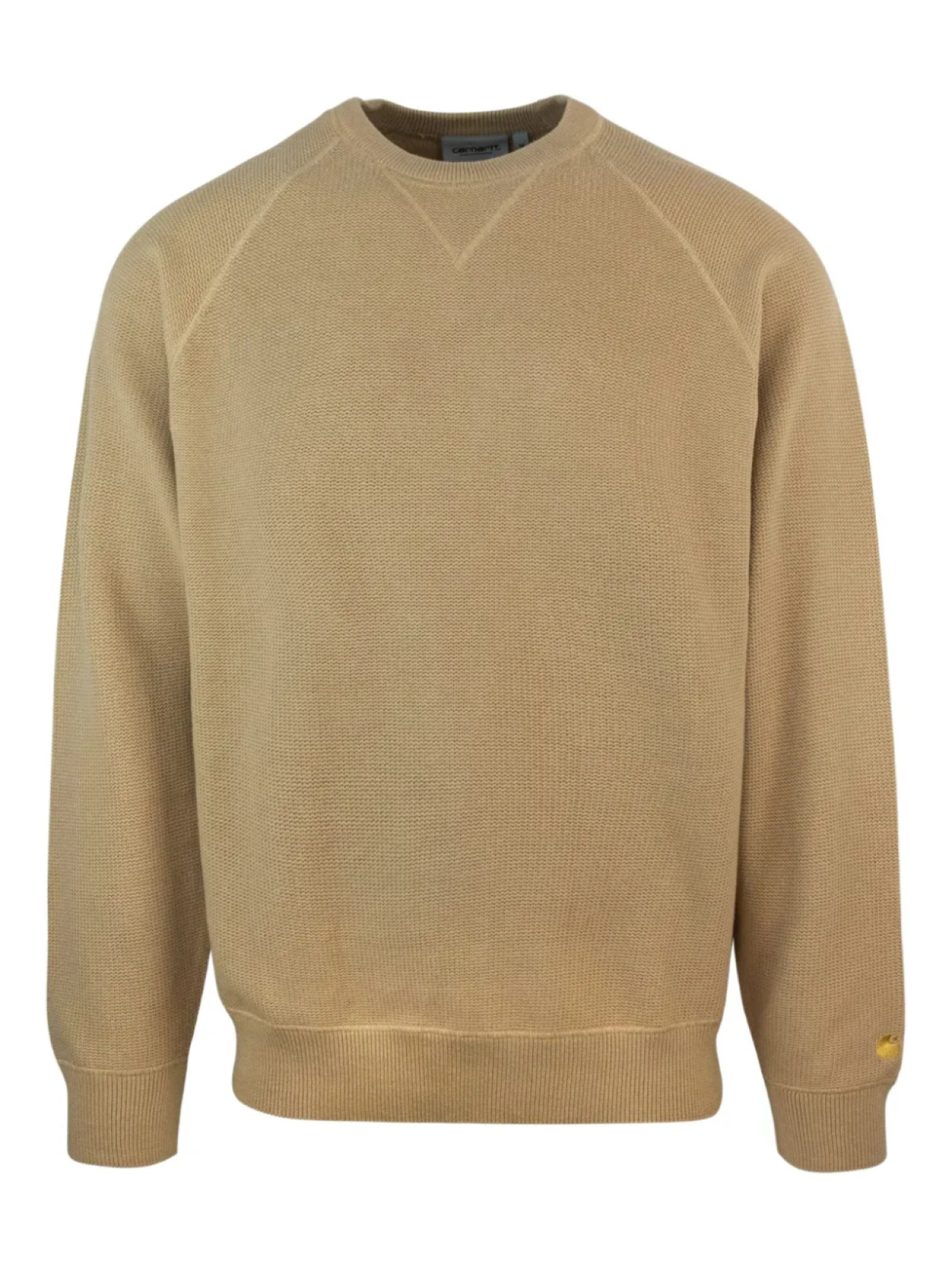 

Свитер вафельной вязки Carhartt WIP Chase с рукавами реглан, коричневый